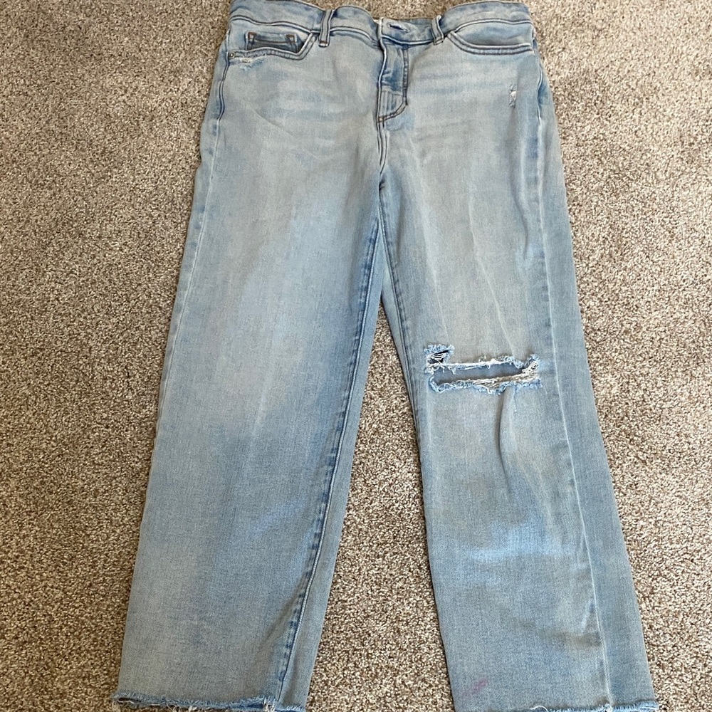 LC Lauren Conrad Light Blue Straight Leg Jeans